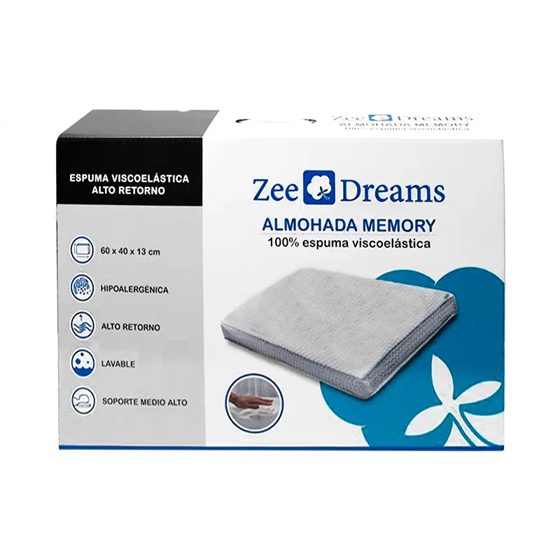 Almohada Memory 60x40x13 cms – Zee Dreams - Imagen 2