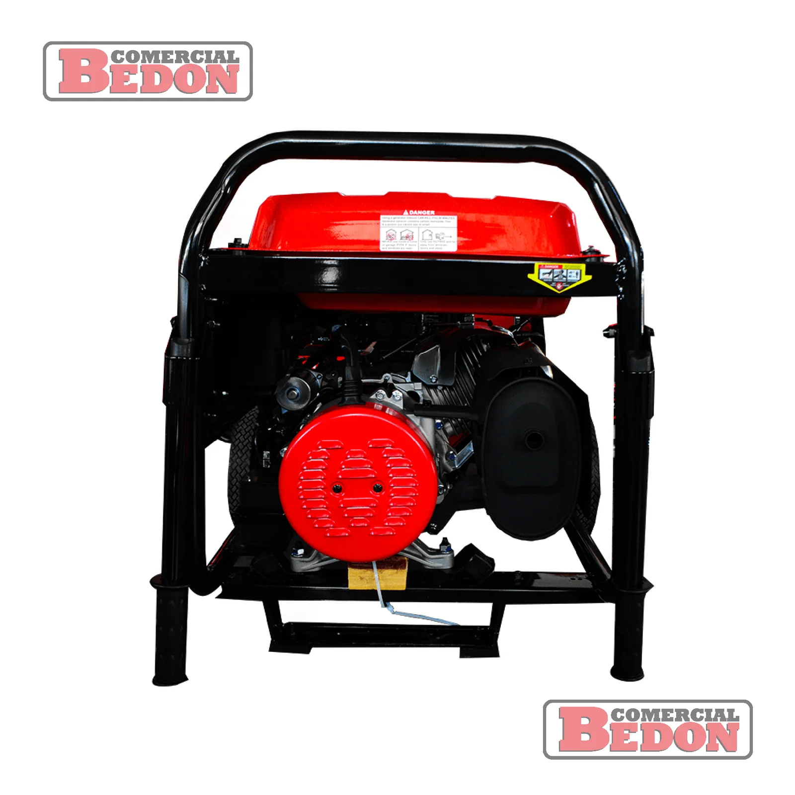 GENERADOR A GASOLINA CB 7.0KW A/MANUAL Y ELÉCTRICO ; RUEDAS Y JALADERA - Imagen 3