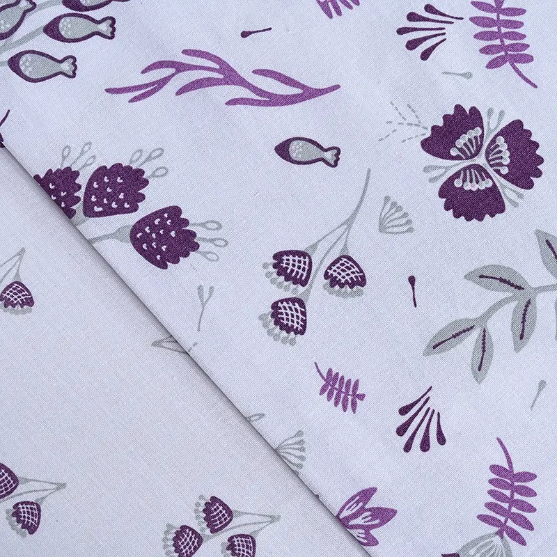 Juego de Sábanas Estampadas 144 Hilos 1 Plaza / Adelle Lila – American Family - Imagen 4