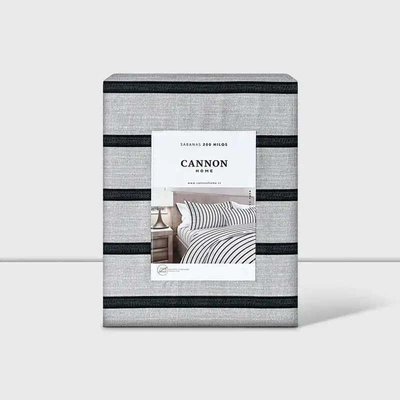 Juego de Sábanas Estampada 200 Hilos 2.5 Plazas / Yarn – Cannon - Imagen 4