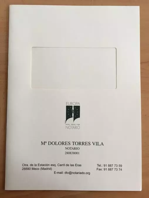 Carpeta 1/0 + ventana (500 uds.) - Imagen 2